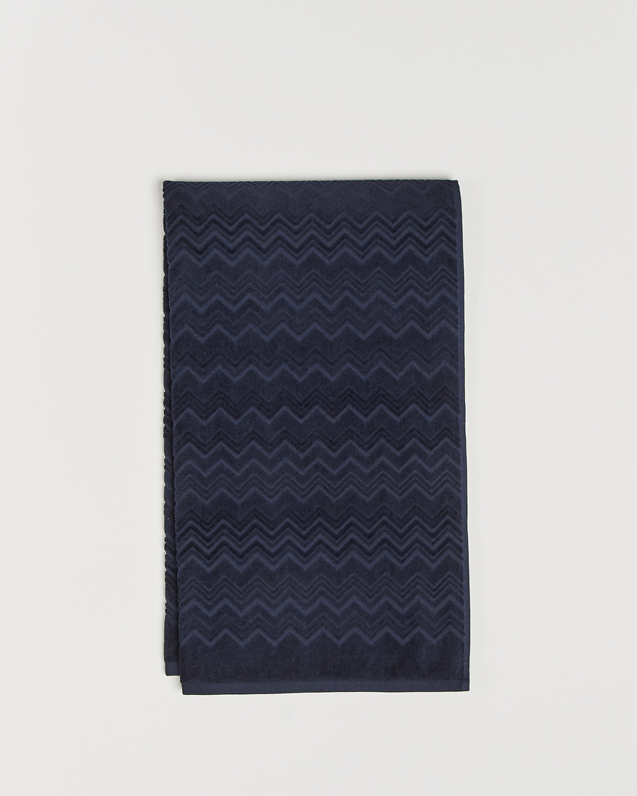 Uomini | Tessuti | Missoni Home | Chalk Bath Towel 70x115cm Navy
