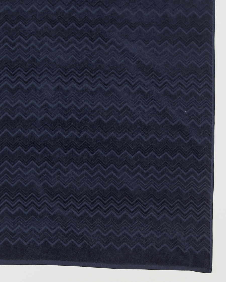 Uomini | Tessuti | Missoni Home | Chalk Bath Towel 70x115cm Navy