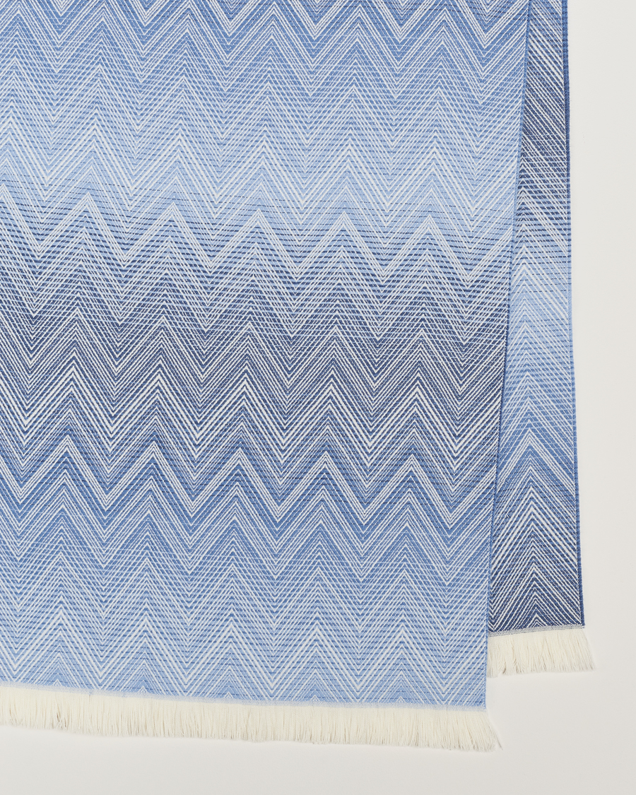 Uomini | Missoni Home Timmy Wool Throw 130x190cm Blue | Missoni Home | Timmy Wool Throw 130x190cm Blue