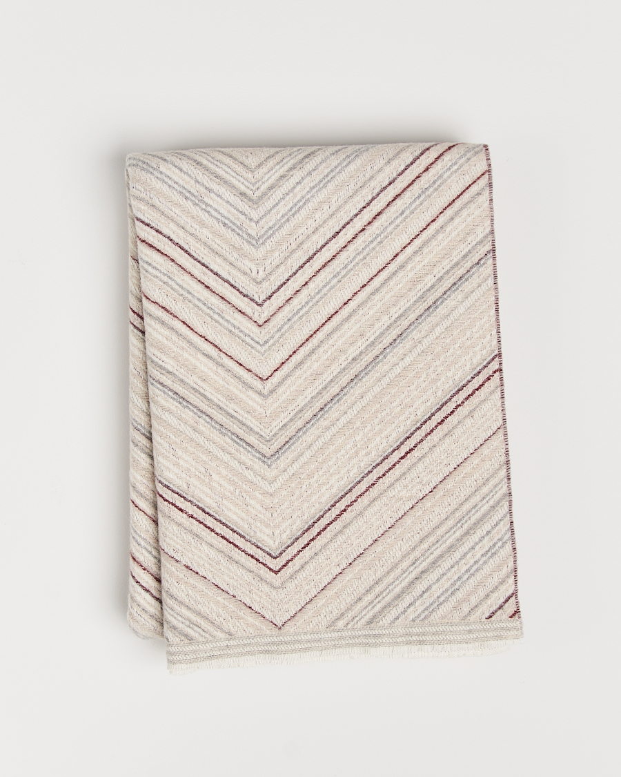 Uomini | Missoni Home Catullo Wool Throw 130x190cm Beige | Missoni Home | Catullo Wool Throw 130x190cm Beige