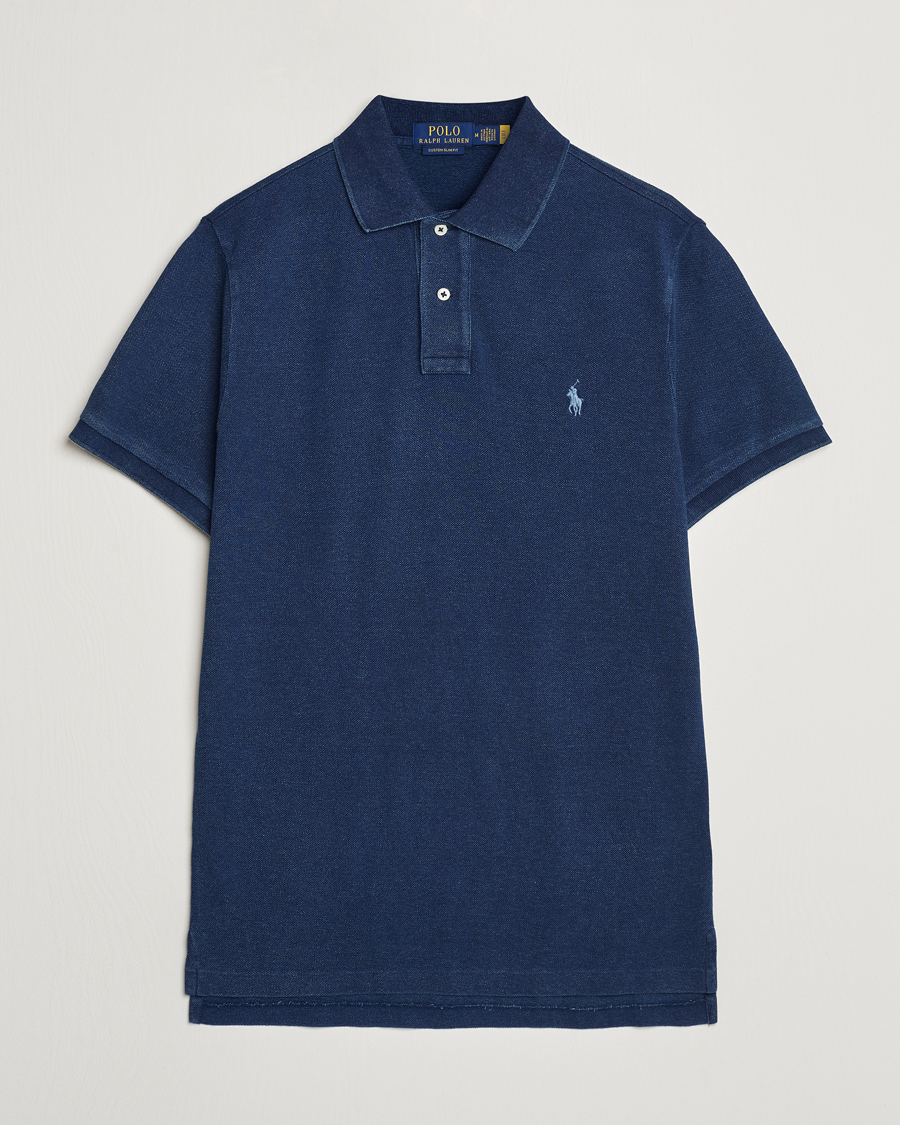 Uomini | Polo | Polo Ralph Lauren | Custom Slim Fit Polo Dark Indigo