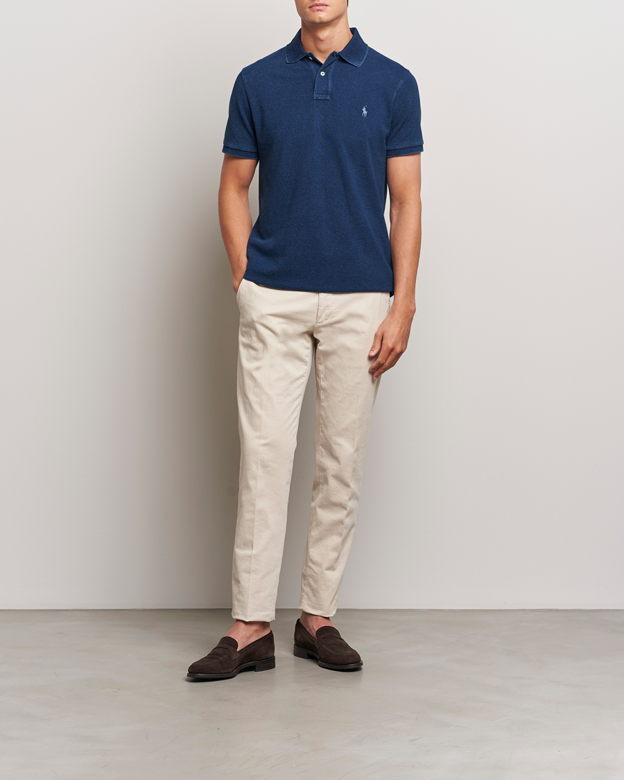 Uomini | Polo | Polo Ralph Lauren | Custom Slim Fit Polo Dark Indigo