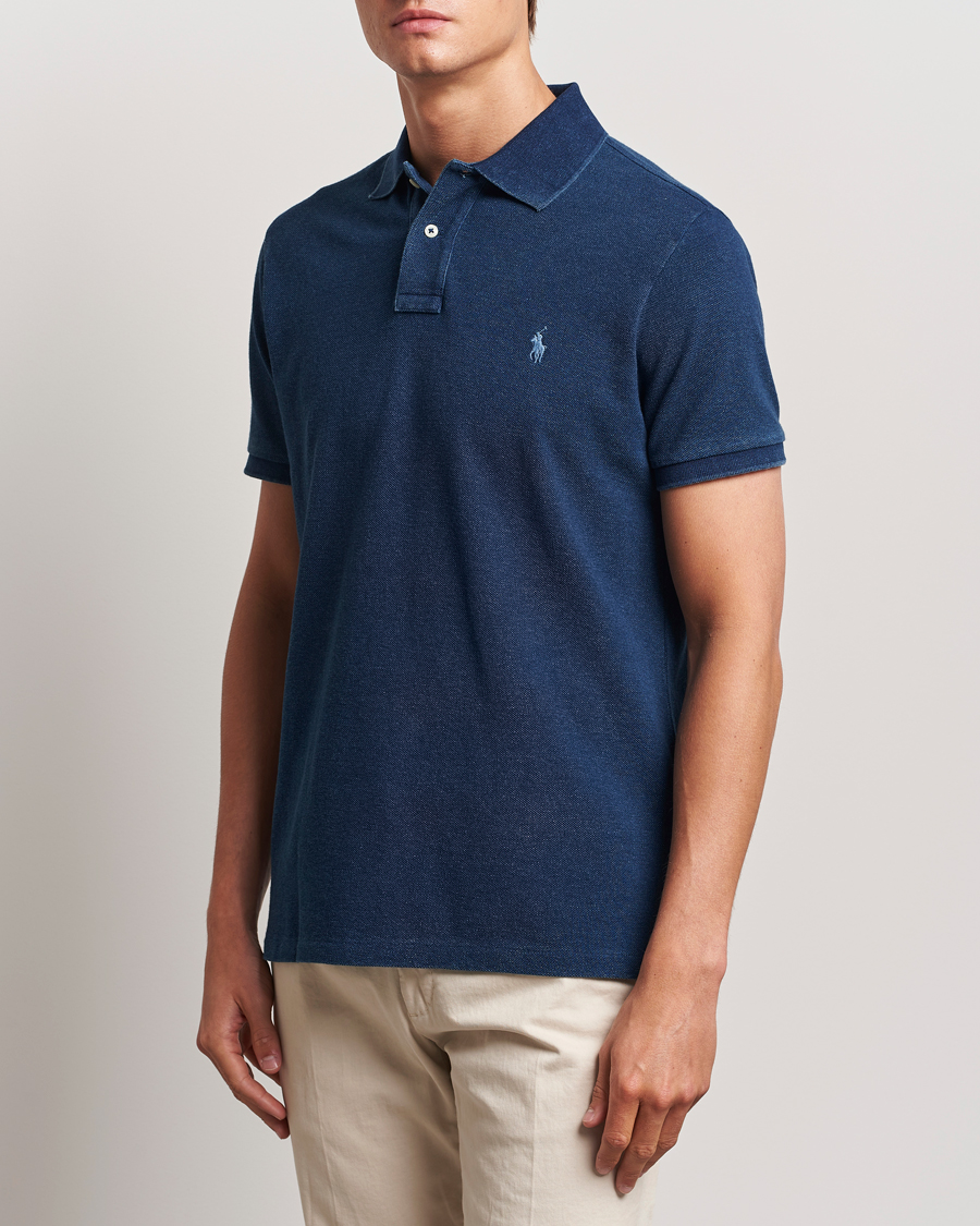 Uomini | Polo | Polo Ralph Lauren | Custom Slim Fit Polo Dark Indigo