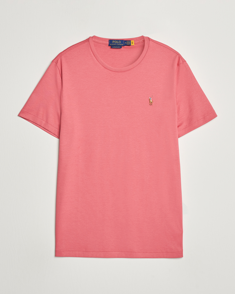 Uomini | T-shirt | Polo Ralph Lauren | Luxury Pima Cotton Crew Neck T-Shirt Adirondack Red