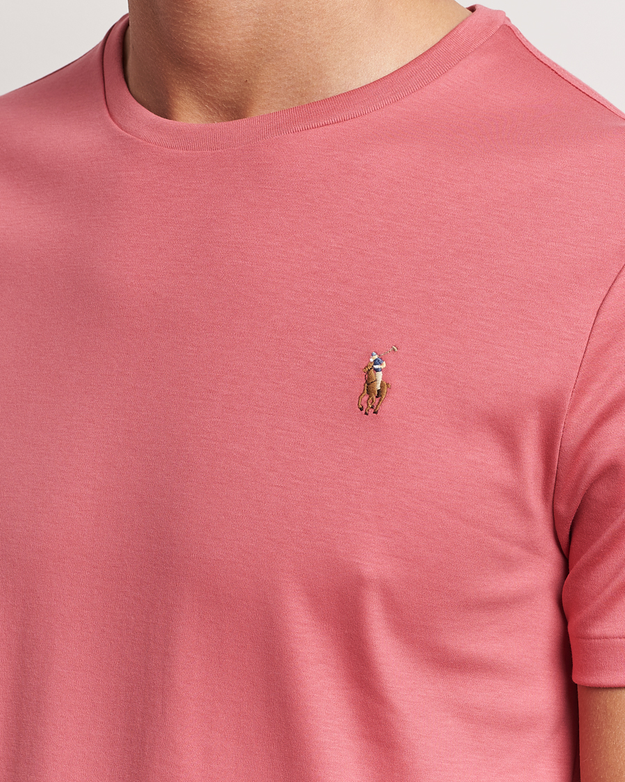 Uomini | T-shirt | Polo Ralph Lauren | Luxury Pima Cotton Crew Neck T-Shirt Adirondack Red