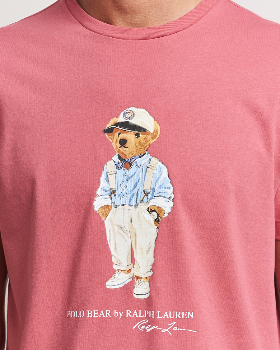 Uomini | T-shirt | Polo Ralph Lauren | Printed Hemingway Bear T-Shirt Adirondack Red