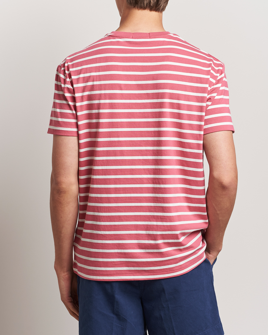 Uomini | T-shirt | Polo Ralph Lauren | Striped Crew Neck T-Shirt Adirondack Red/Nevis