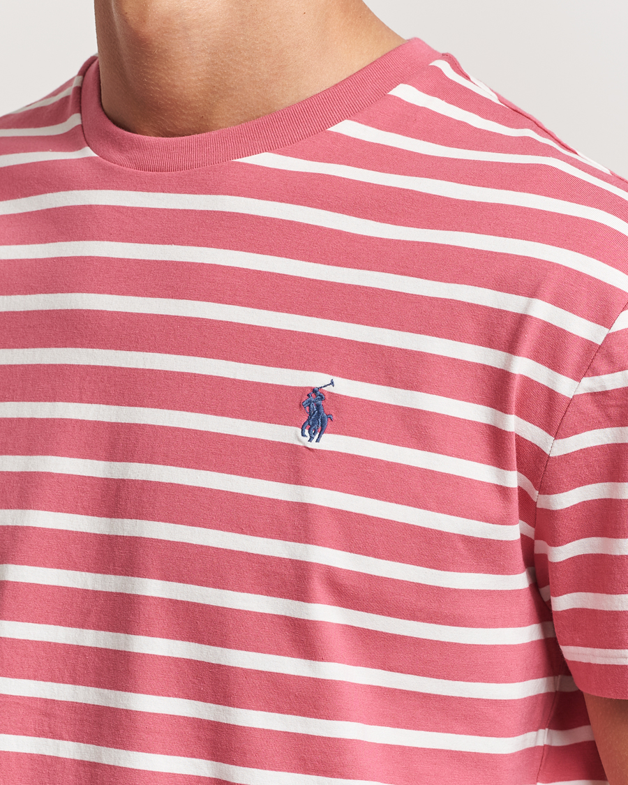 Uomini | T-shirt | Polo Ralph Lauren | Striped Crew Neck T-Shirt Adirondack Red/Nevis