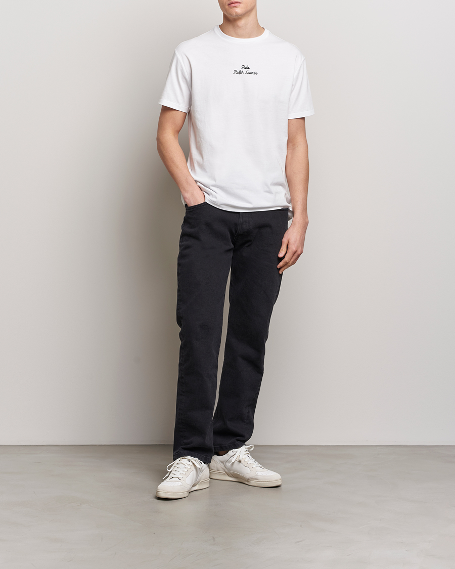 Uomini | T-shirt | Polo Ralph Lauren | Center Logo Crew Neck T-Shirt White
