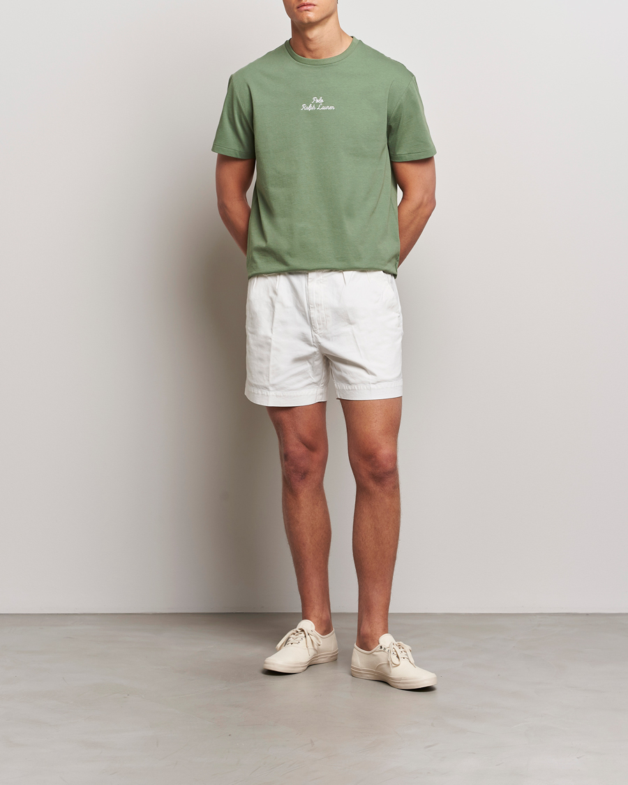 Uomini | T-shirt | Polo Ralph Lauren | Center Logo Crew Neck T-Shirt Cargo Green