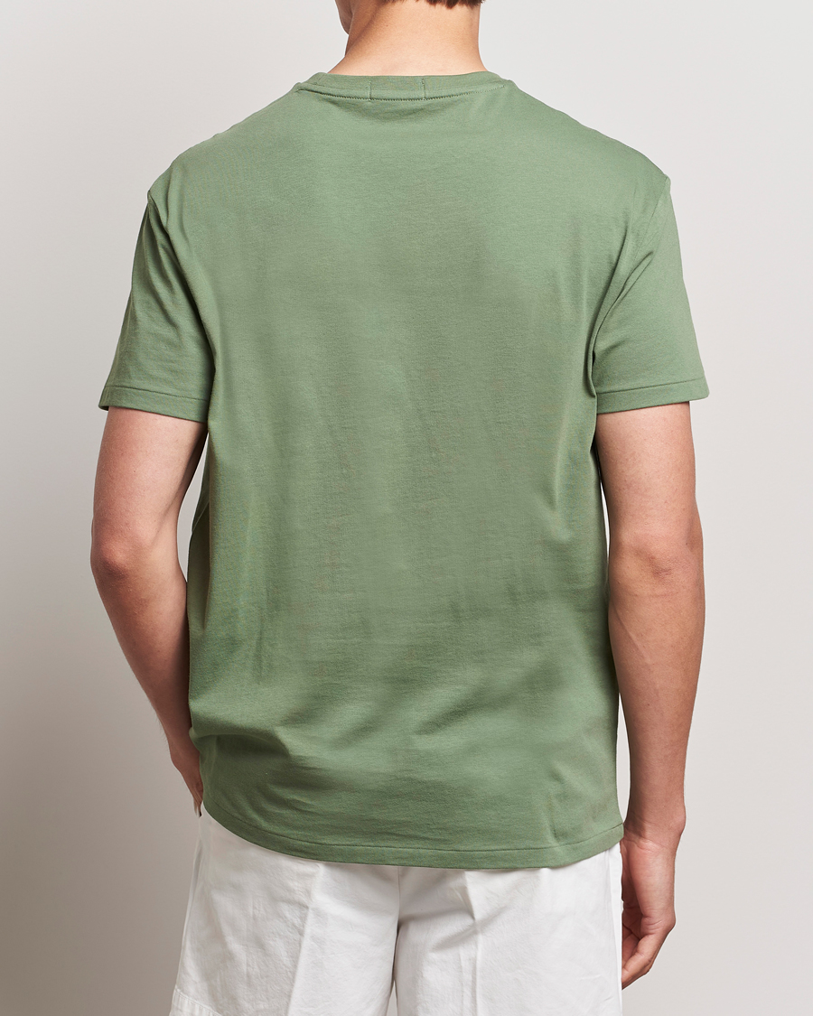 Uomini | T-shirt | Polo Ralph Lauren | Center Logo Crew Neck T-Shirt Cargo Green
