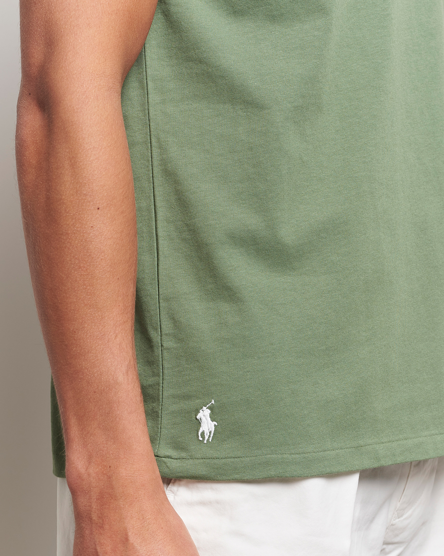 Uomini | T-shirt | Polo Ralph Lauren | Center Logo Crew Neck T-Shirt Cargo Green