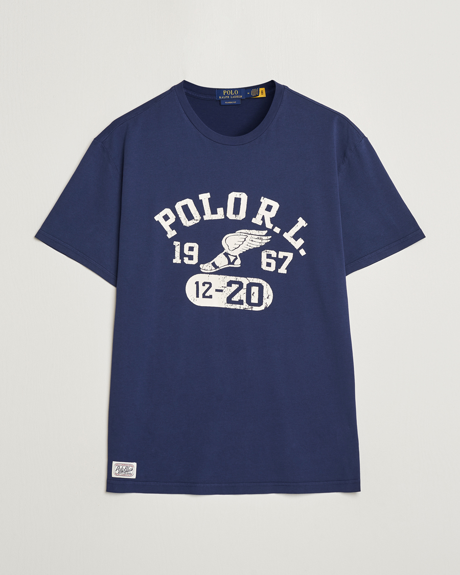 Uomini | T-shirt | Polo Ralph Lauren | Graphic Crew Neck T-Shirt Cruise Navy