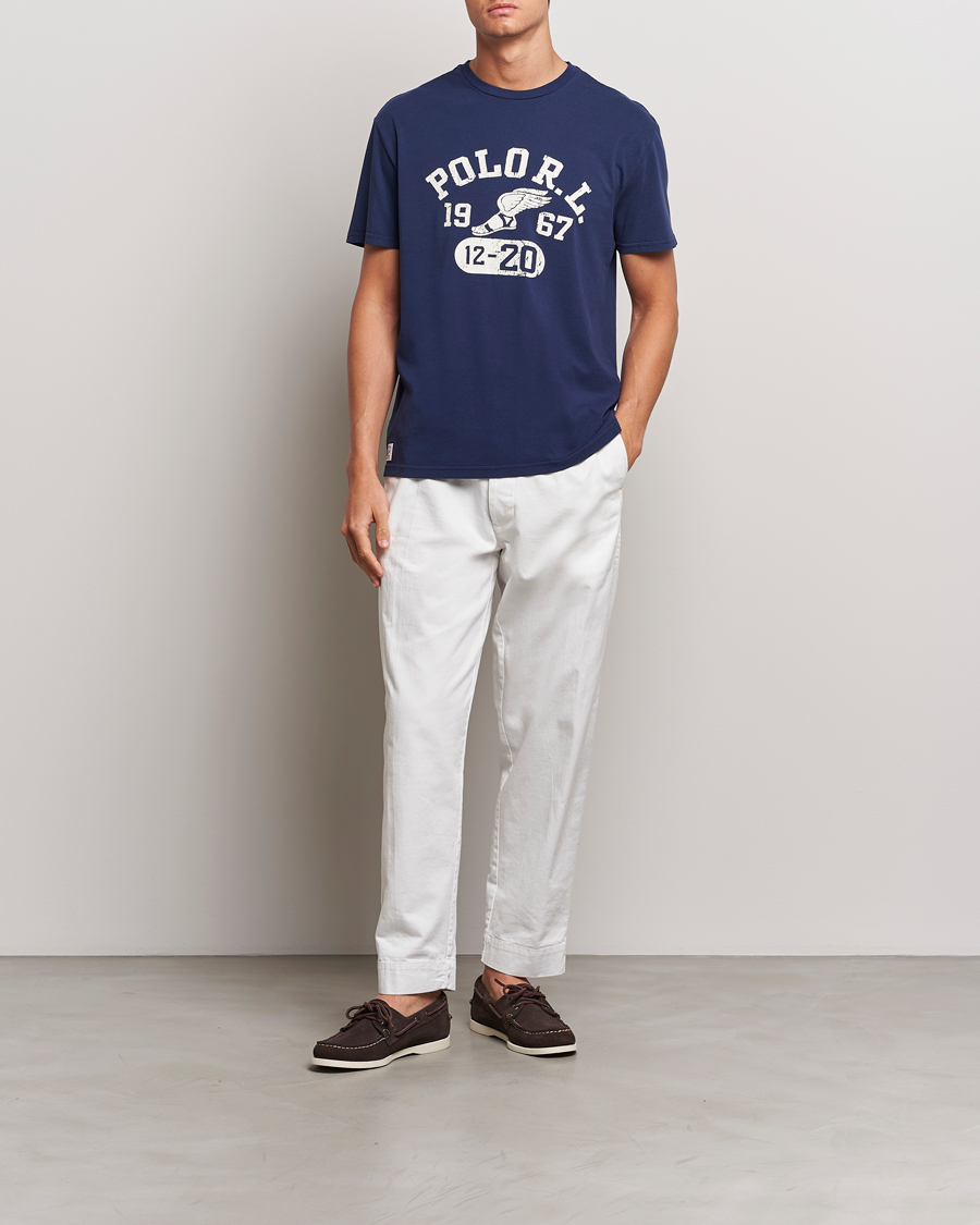 Uomini | T-shirt | Polo Ralph Lauren | Graphic Crew Neck T-Shirt Cruise Navy
