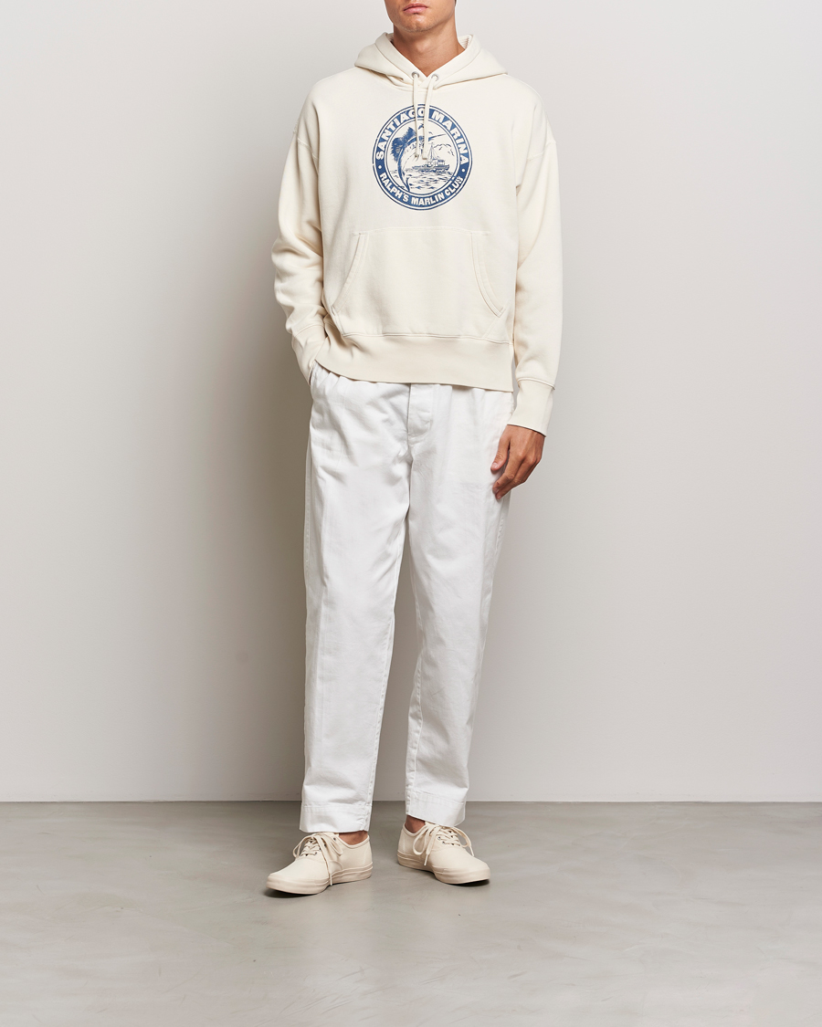 Uomini | Maglieria | Polo Ralph Lauren | Graphic Vintage Fleece Hoodie Herbal Milk