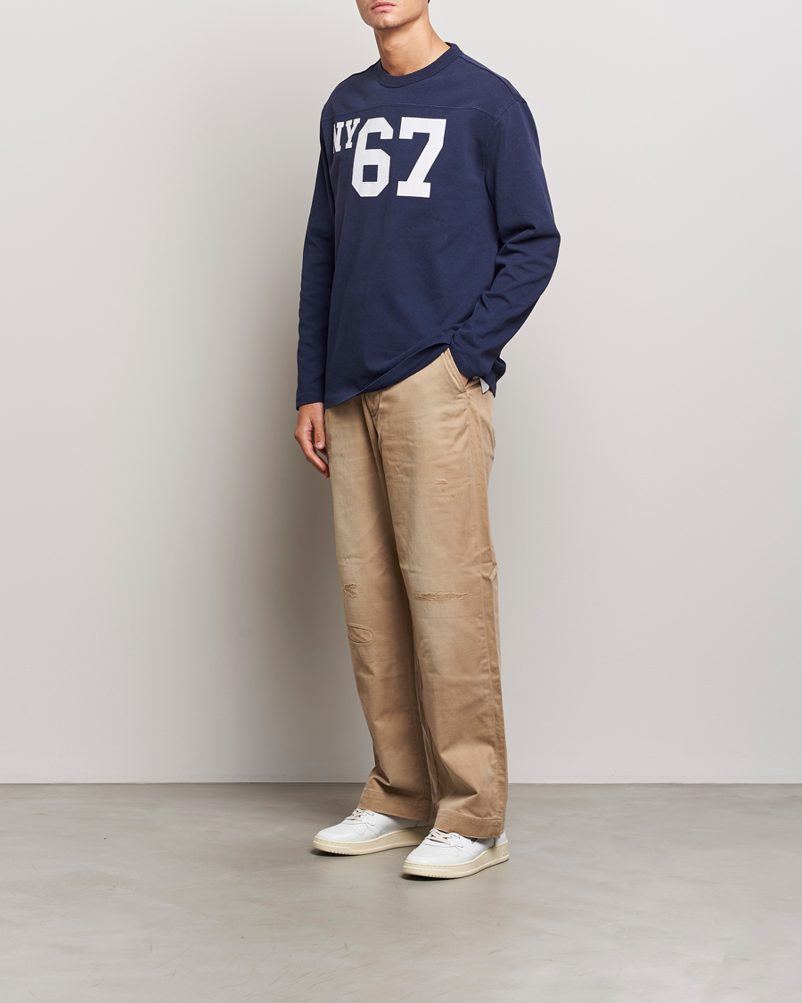 Uomini | T-shirt | Polo Ralph Lauren | NYC Long Sleeve T-Shirt Cruise Navy