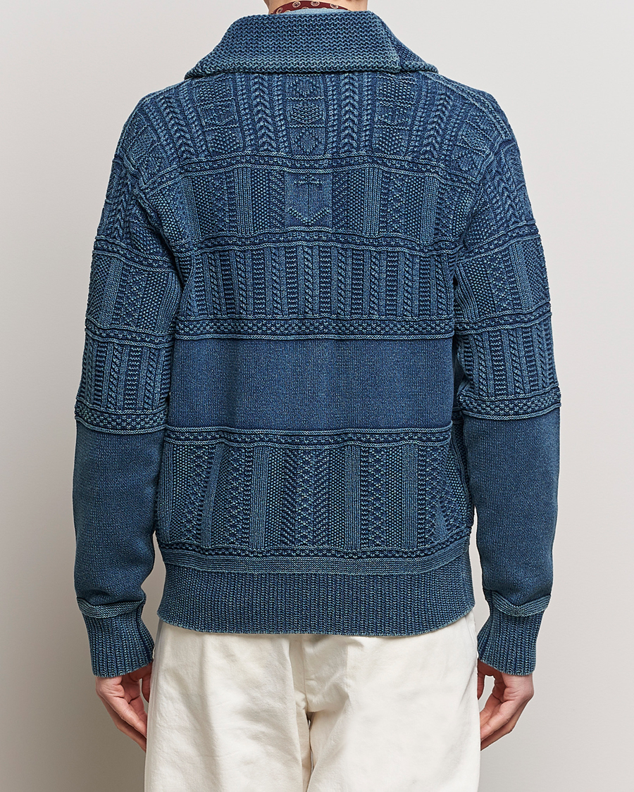 Uomini | Maglieria | Polo Ralph Lauren | Knitted Shawl Collar Cardigan Dark Indigo