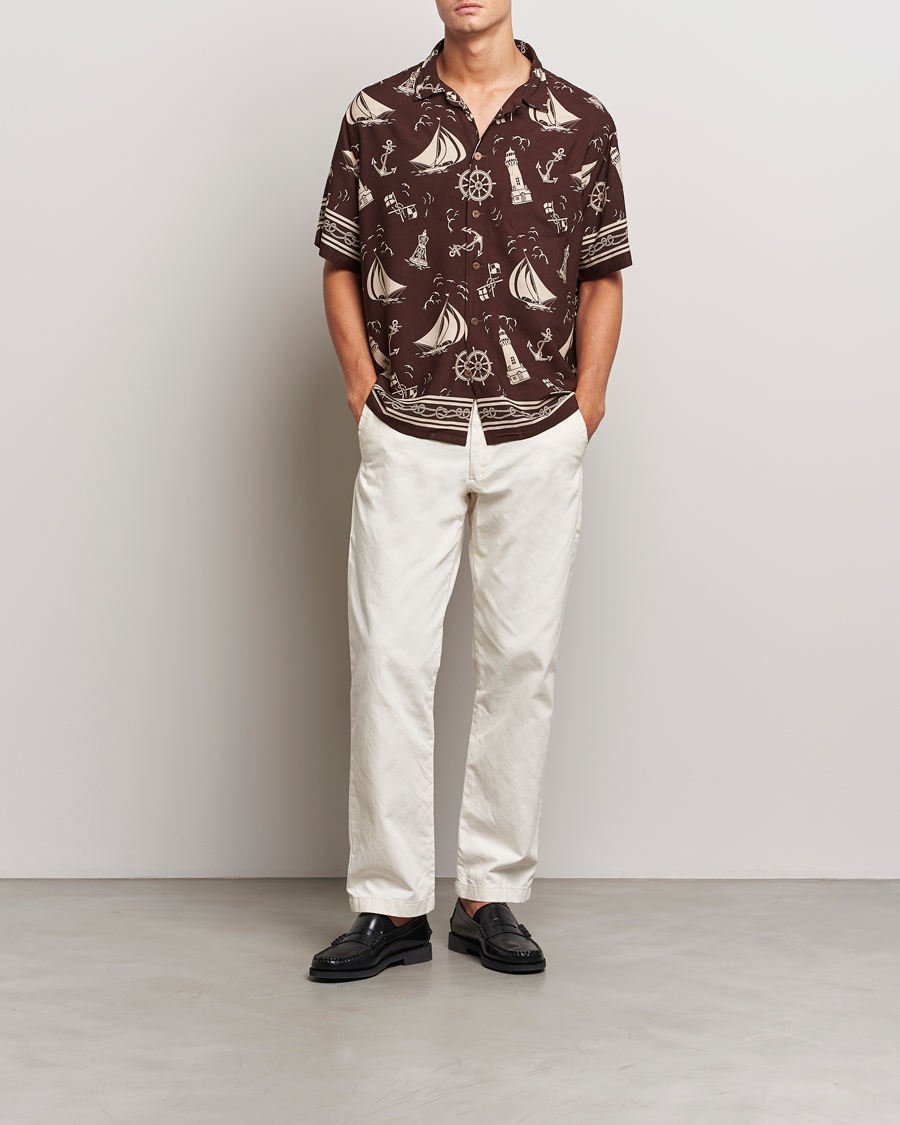 Uomini | Camicie | Polo Ralph Lauren | Printed Rayon Short Sleeve Shirt Captins Convo