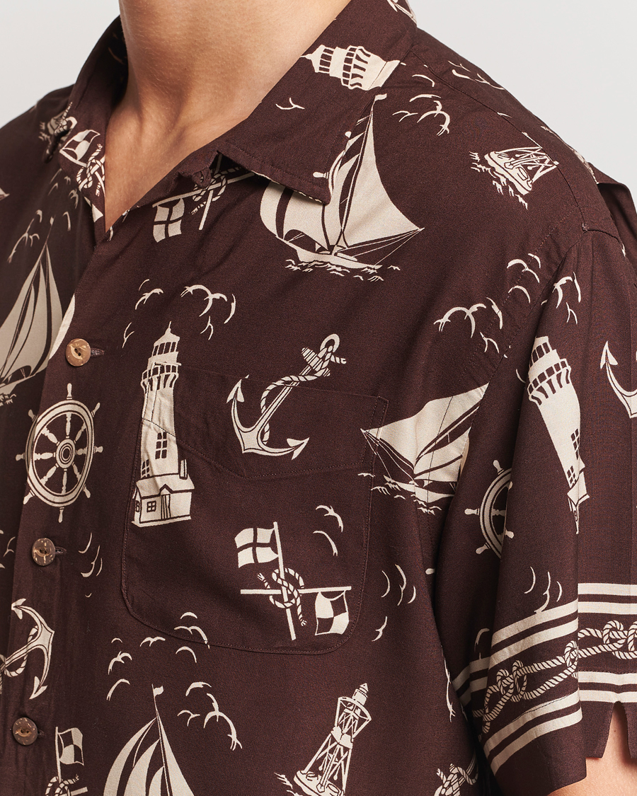 Uomini | Camicie | Polo Ralph Lauren | Printed Rayon Short Sleeve Shirt Captins Convo