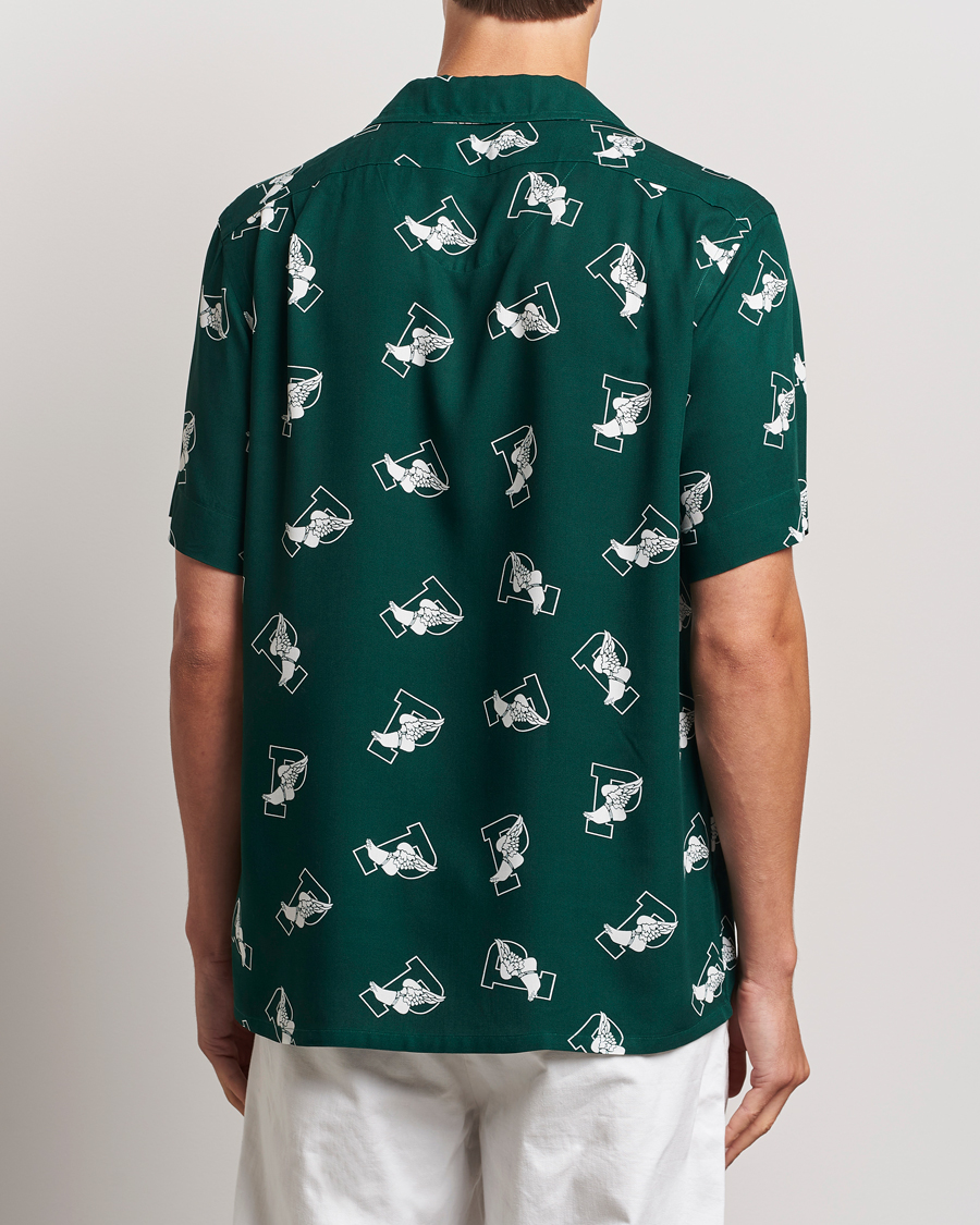 Uomini | Camicie | Polo Ralph Lauren | Printed P Wing Short Sleeve Shirt Toss Green
