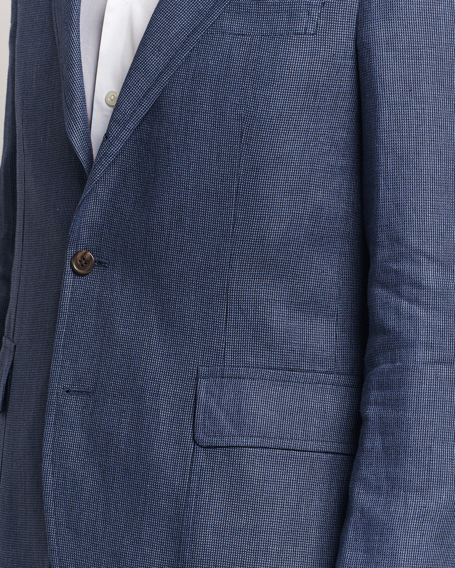 Uomini | Blazers | Polo Ralph Lauren | Wool Dogtooth Sportcoat Navy/Blue