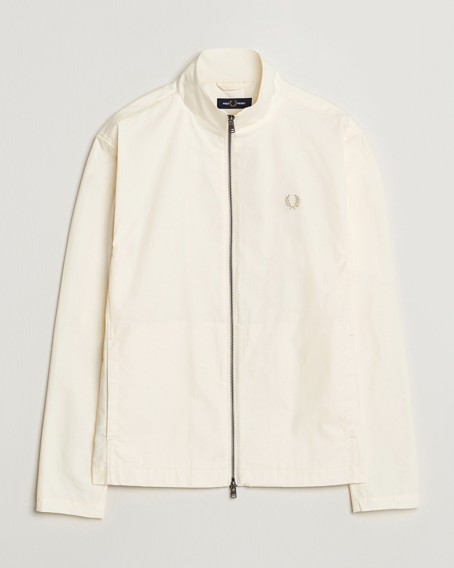 Uomini | Giacche | Fred Perry | Woven Ripstop Shirt Jacket Ecru
