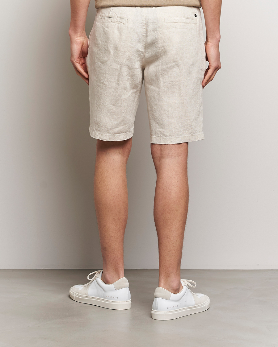 Uomini | Pantaloncini | NN07 | Crown Linen Shorts Oat