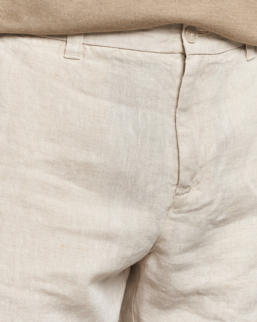 Uomini | Pantaloncini | NN07 | Crown Linen Shorts Oat