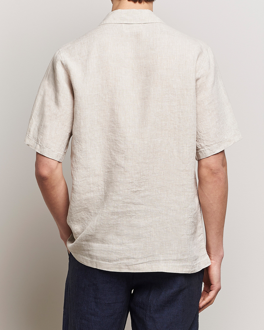 Uomini | Camicie | NN07 | Julio Linen Resort Shirt Oat