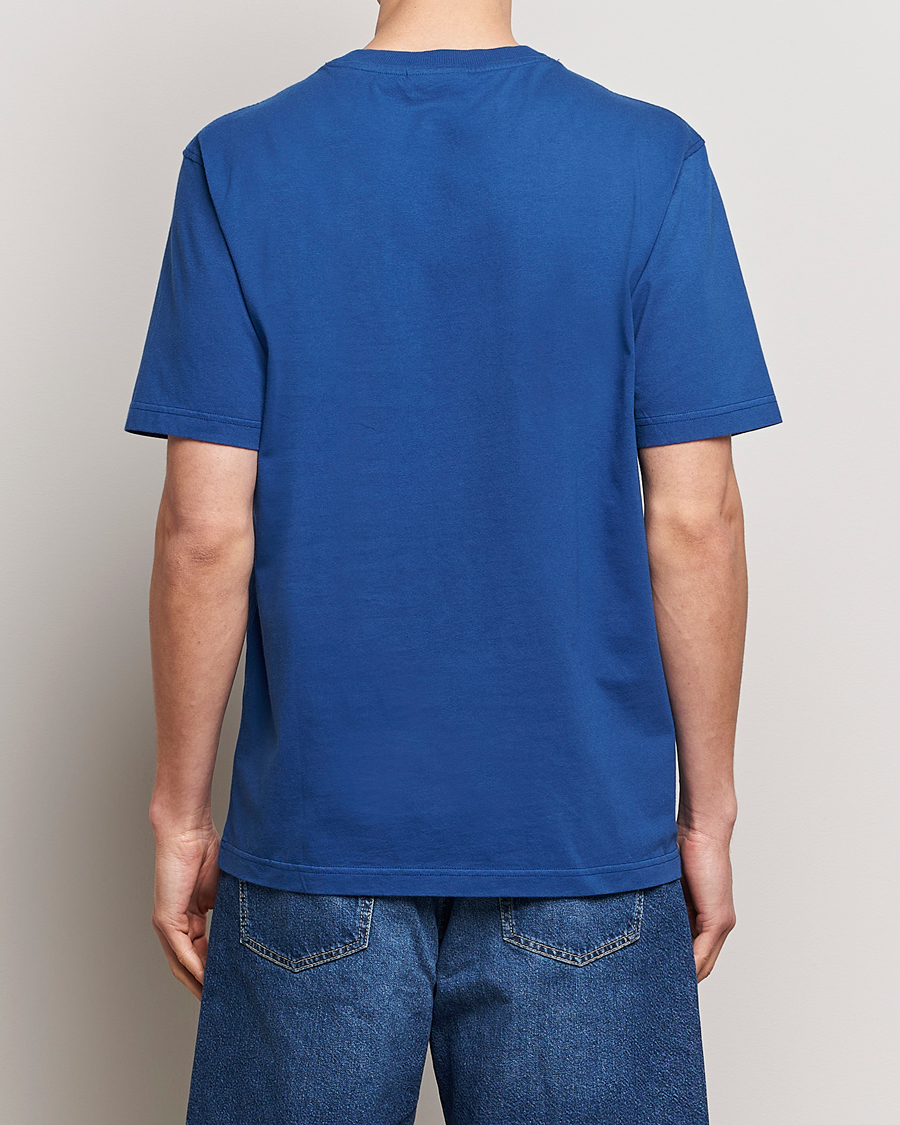 Uomini | T-shirt | NN07 | Adam Printed Crew Neck T-Shirt Blue Quartz
