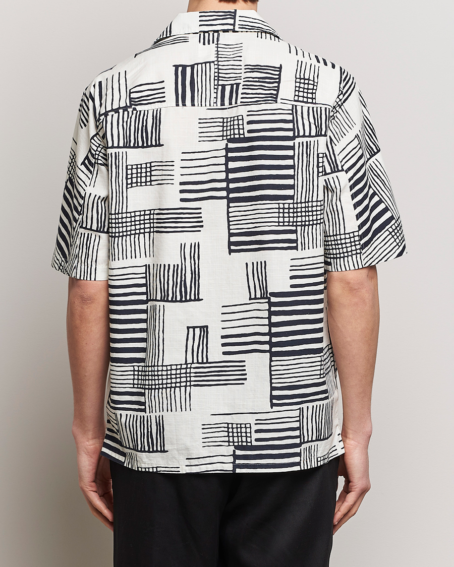 Uomini | Camicie | NN07 | Ole Printed Short Sleeve Shirt Black Multi