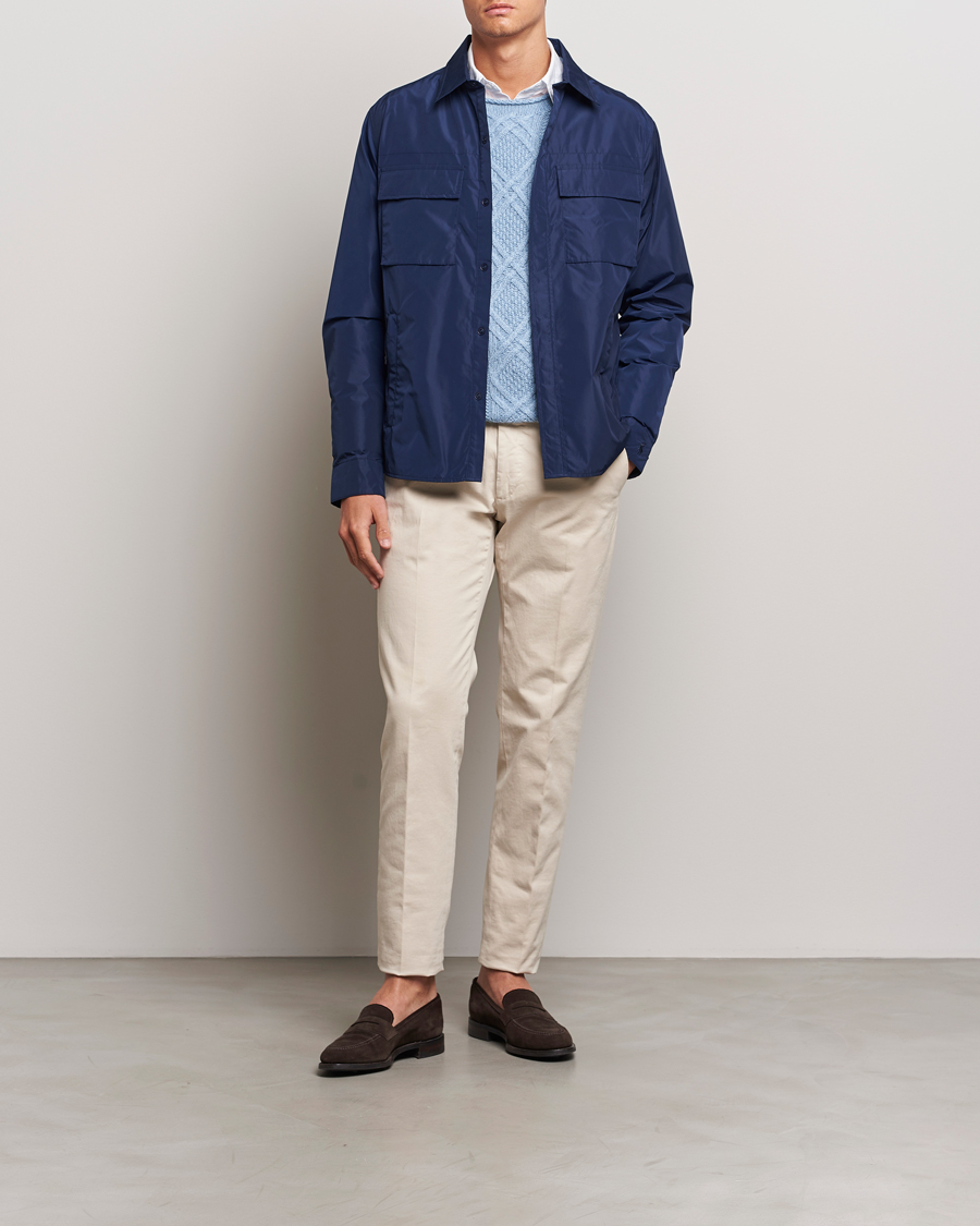 Uomini | Giacche | Polo Ralph Lauren | Water-Repellent Shirt Jacket Newport Navy