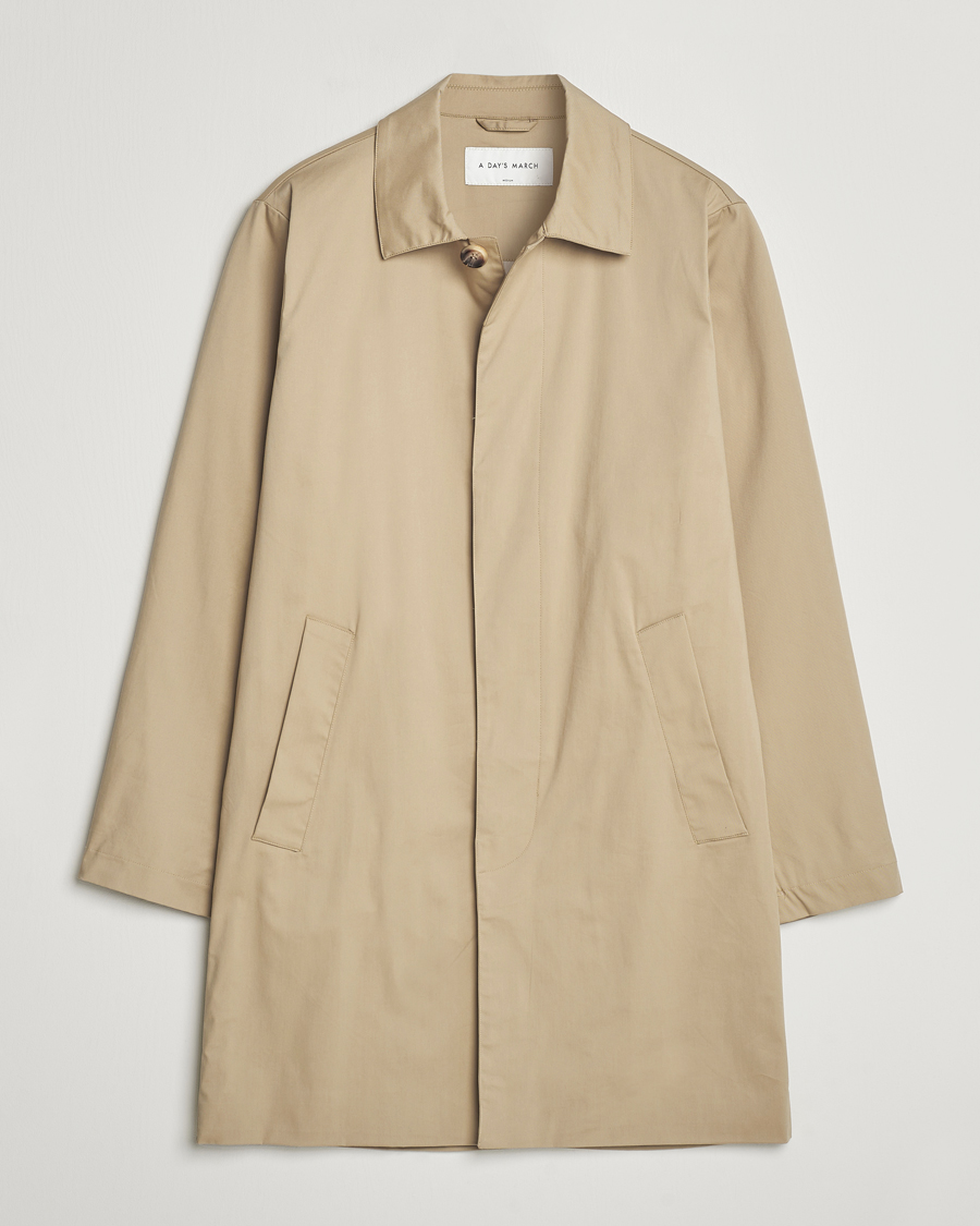 Uomini | Giacche | A Day's March | Duster Car Coat Khaki