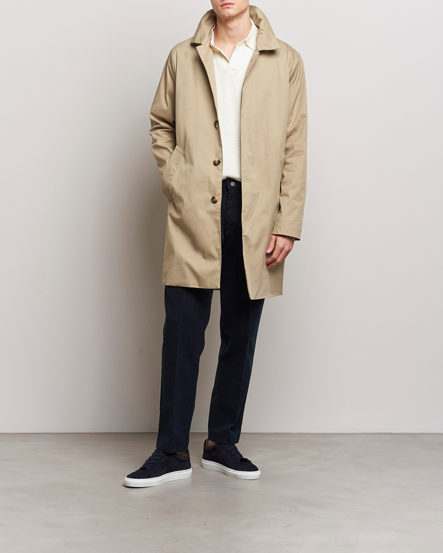 Uomini | Giacche | A Day's March | Duster Car Coat Khaki
