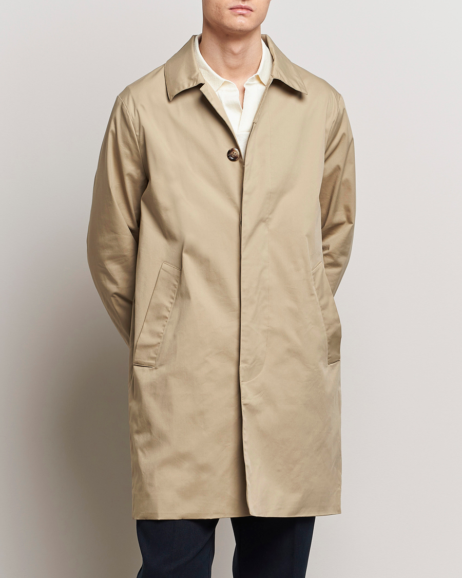 Uomini | Giacche | A Day's March | Duster Car Coat Khaki