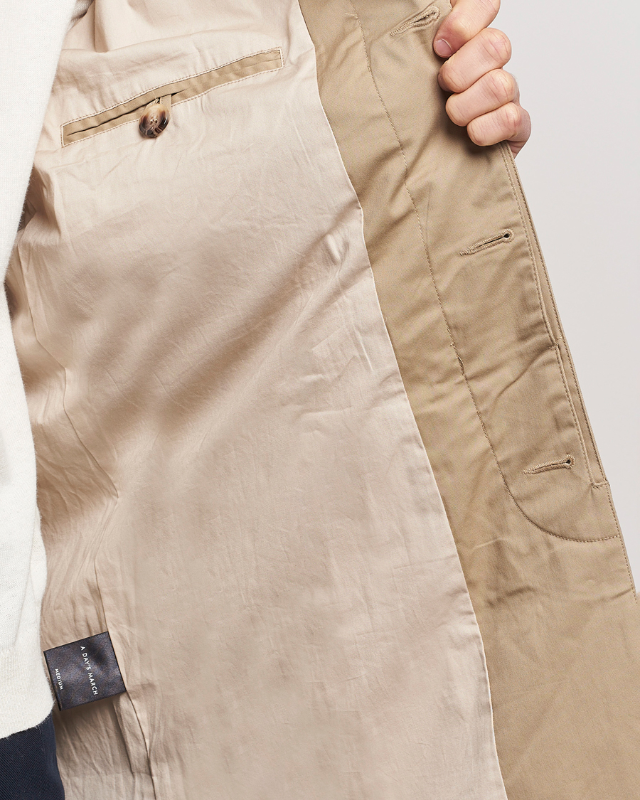 Uomini | Giacche | A Day's March | Duster Car Coat Khaki