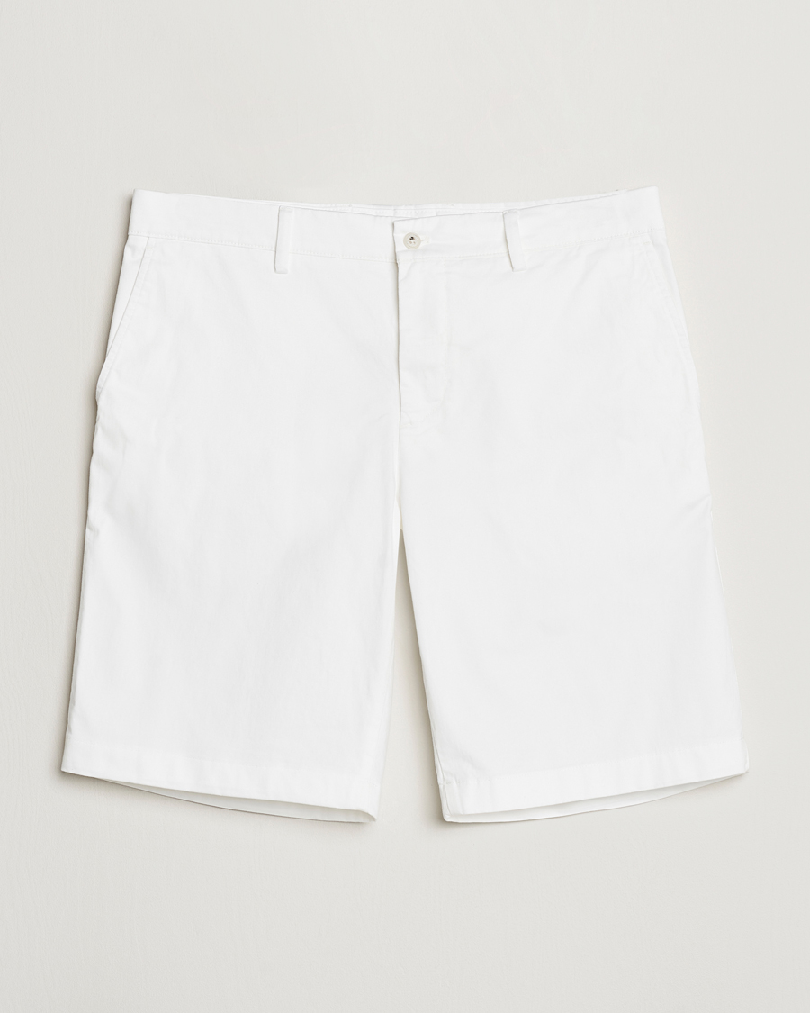 Uomini | Pantaloncini | J.Lindeberg | Nathan Cloud Satin Shorts White