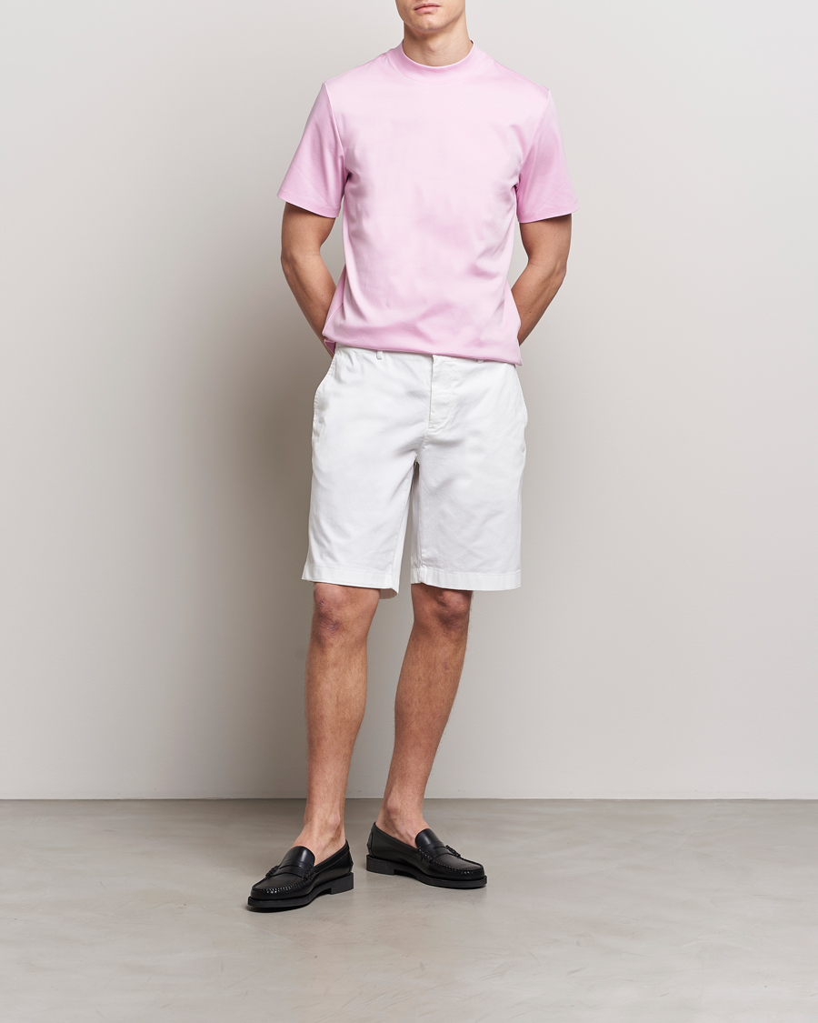 Uomini | Pantaloncini | J.Lindeberg | Nathan Cloud Satin Shorts White
