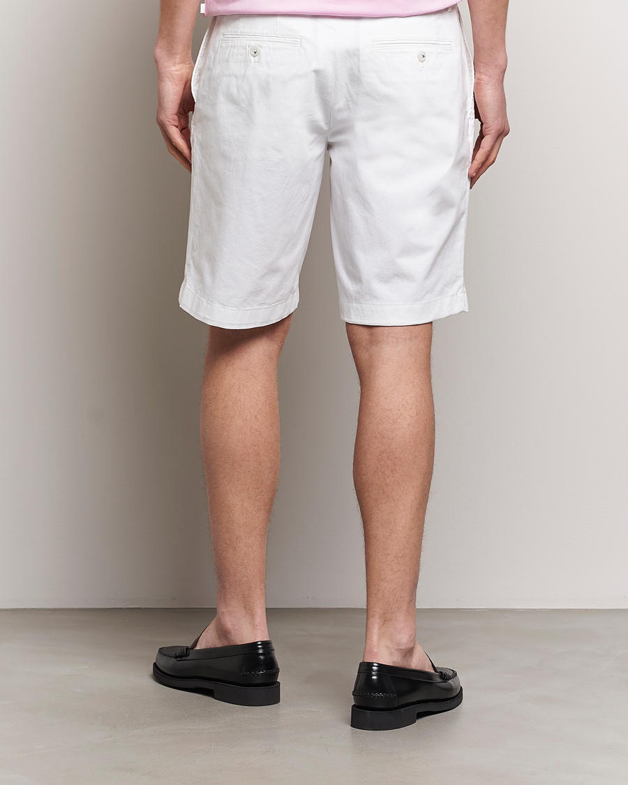 Uomini | Pantaloncini | J.Lindeberg | Nathan Cloud Satin Shorts White