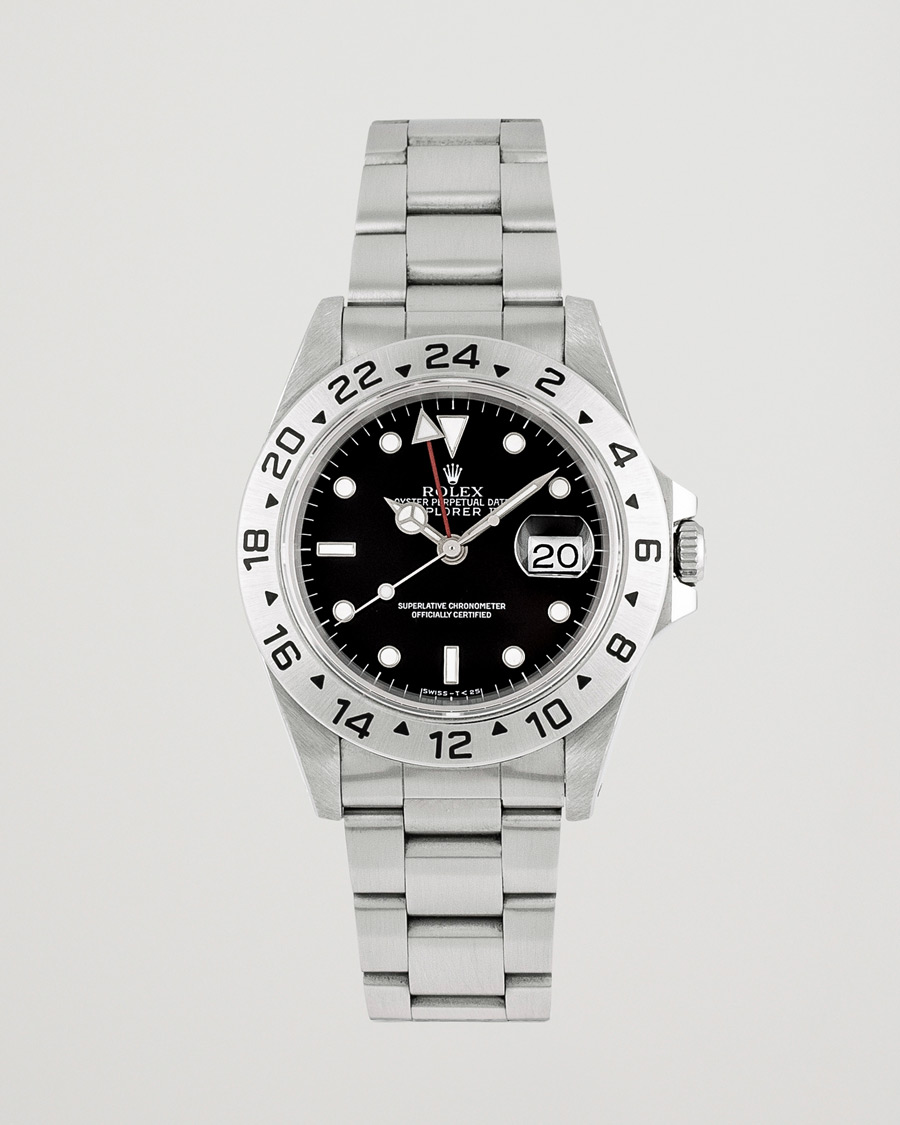 Uomini | Rolex Pre-Owned Explorer II 16570 Silver | Rolex Pre-Owned | Explorer II 16570 Silver