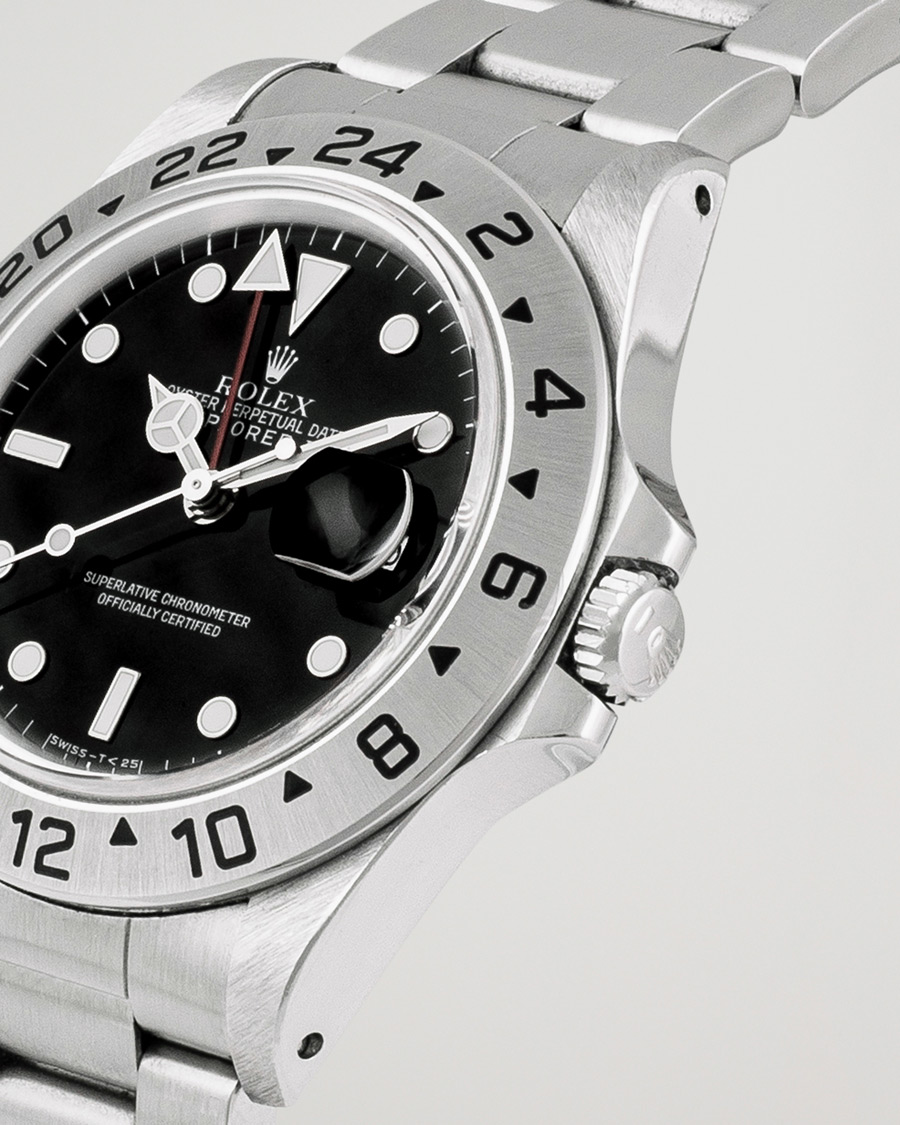 Uomini | Rolex Pre-Owned Explorer II 16570 Silver | Rolex Pre-Owned | Explorer II 16570 Silver