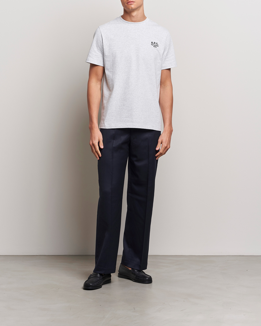 Uomini | T-shirt | A.P.C. | Rue Madame T-Shirt Heather Grey