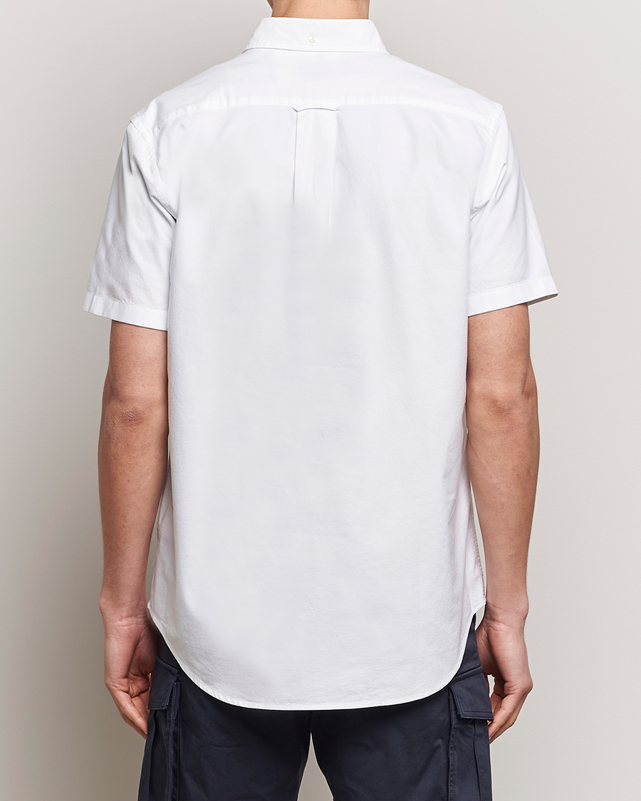 Uomini | Camicie | Gant | Regular Short Sleeve Oxford Shirt White