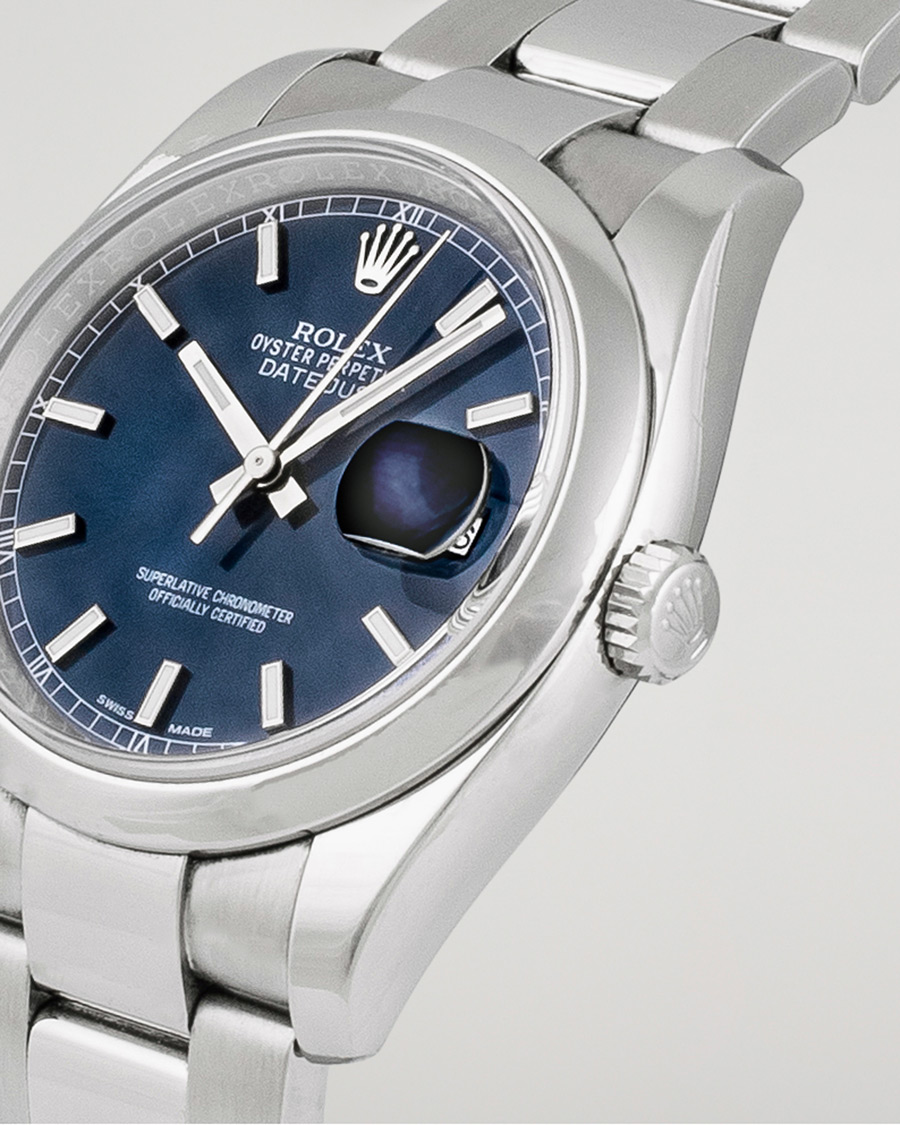 Uomini | Rolex Pre-Owned Datejust 116200 Silver | Rolex Pre-Owned | Datejust 116200 Silver