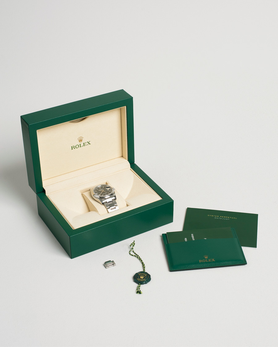 Uomini | Rolex Pre-Owned Datejust 116200 Silver | Rolex Pre-Owned | Datejust 116200 Silver