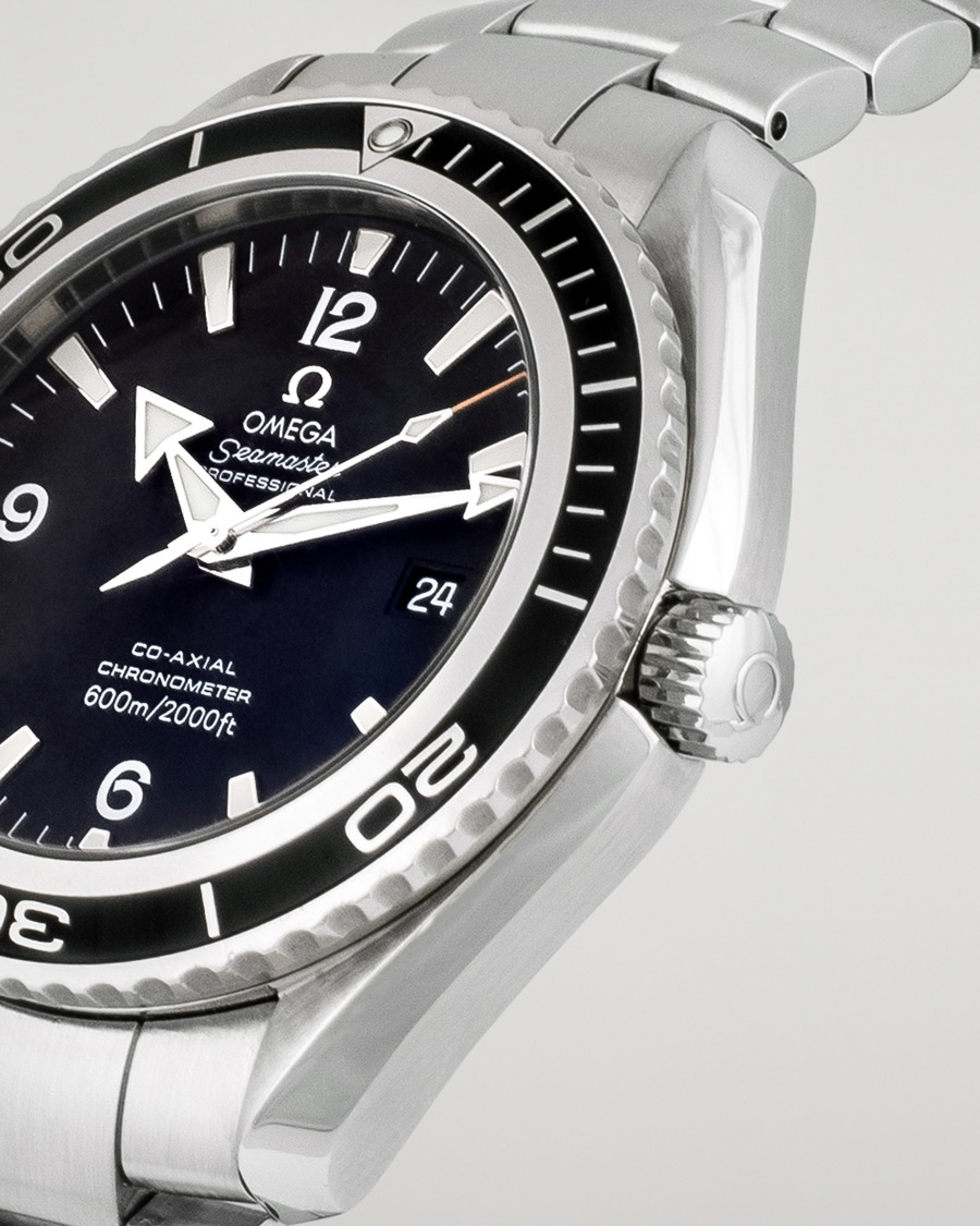 Uomini | Omega Pre-Owned Seamaster Planet Ocean 2200.50.00 Steel Black Silver | Omega Pre-Owned | Seamaster Planet Ocean 2200.50.00 Steel Black Silver