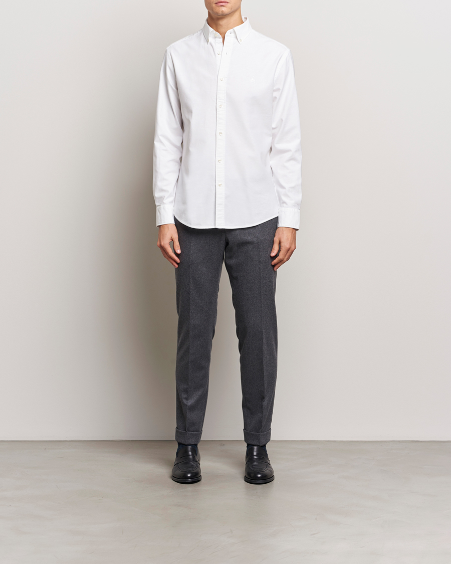 Uomini | Camicie | Charles Tyrwhitt | Button Down Stretch Oxford Shirt White