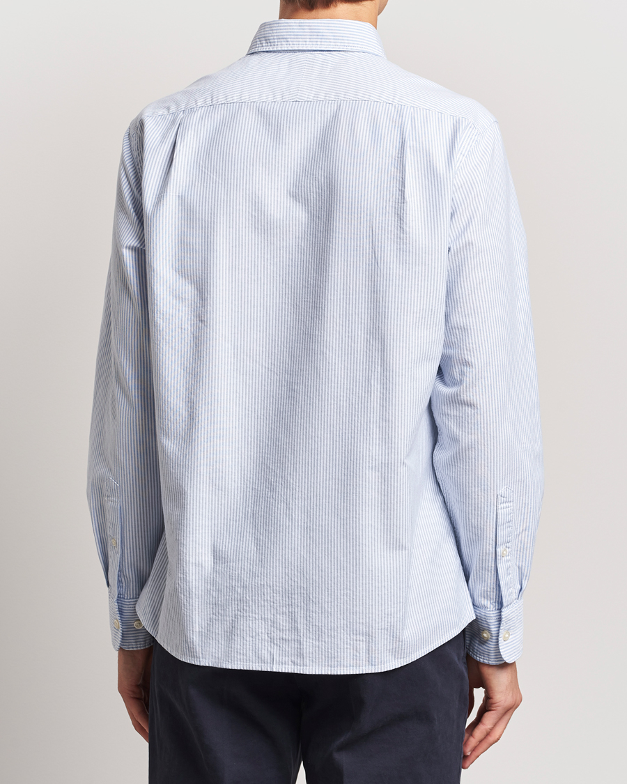 Uomini | Camicie | Charles Tyrwhitt | Button Down Stretch Oxford Shirt Blue/Whte
