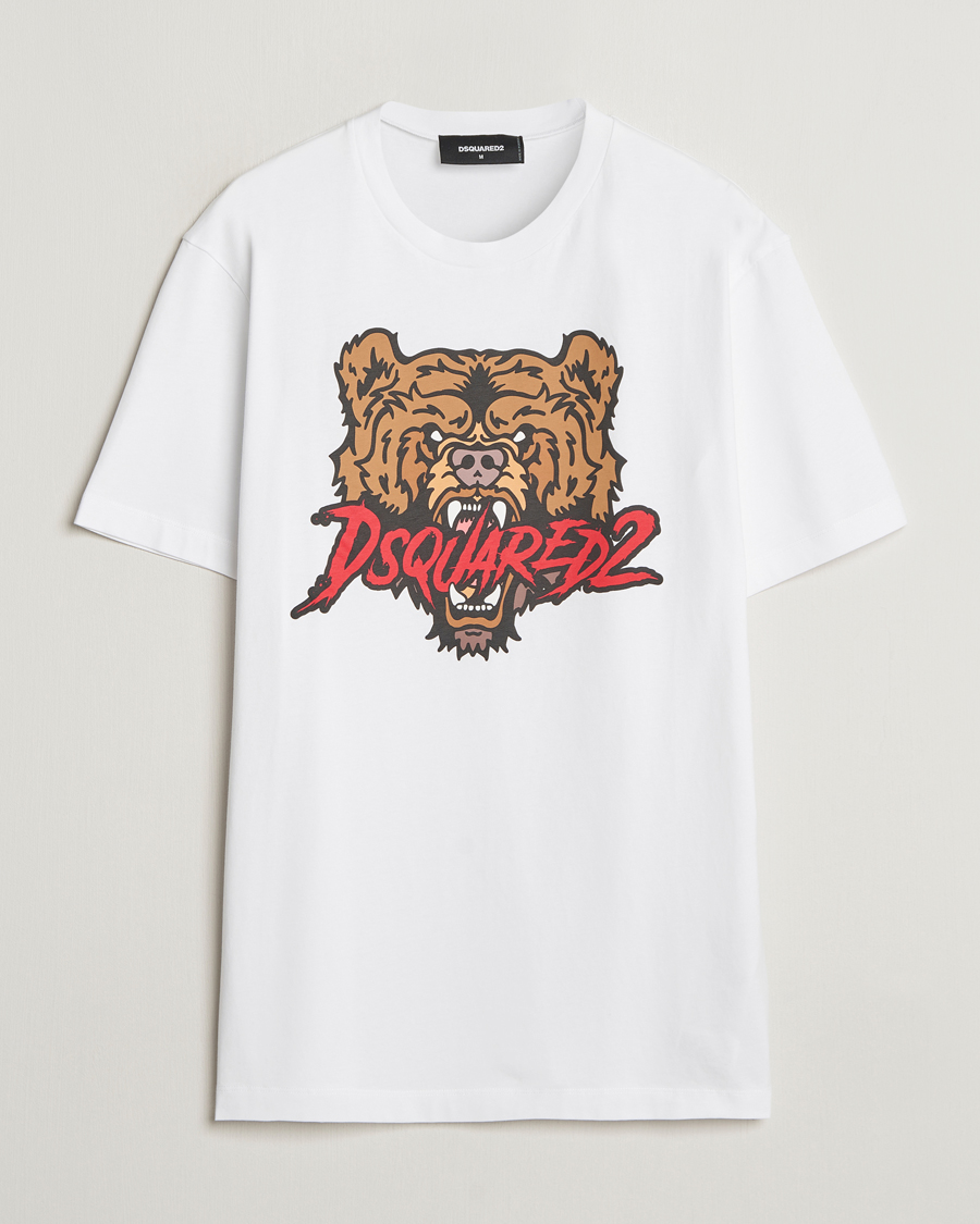 Uomini | T-shirt | Dsquared2 | Bear T-Shirt White