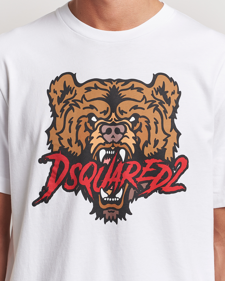 Uomini | T-shirt | Dsquared2 | Bear T-Shirt White